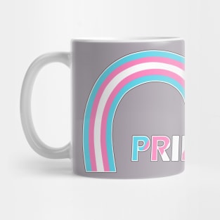 Transgender rainbow pride Mug